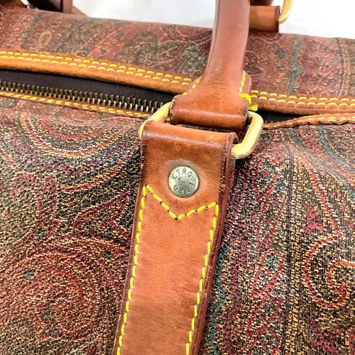 エトロ（ETRO）PVCペイズリー柄ミニボストンバッグ ハンドバッグ 鍵