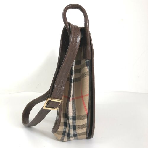 バーバリー ショルダーバッグ ノバチェック ホースロゴ ヴィンテージ