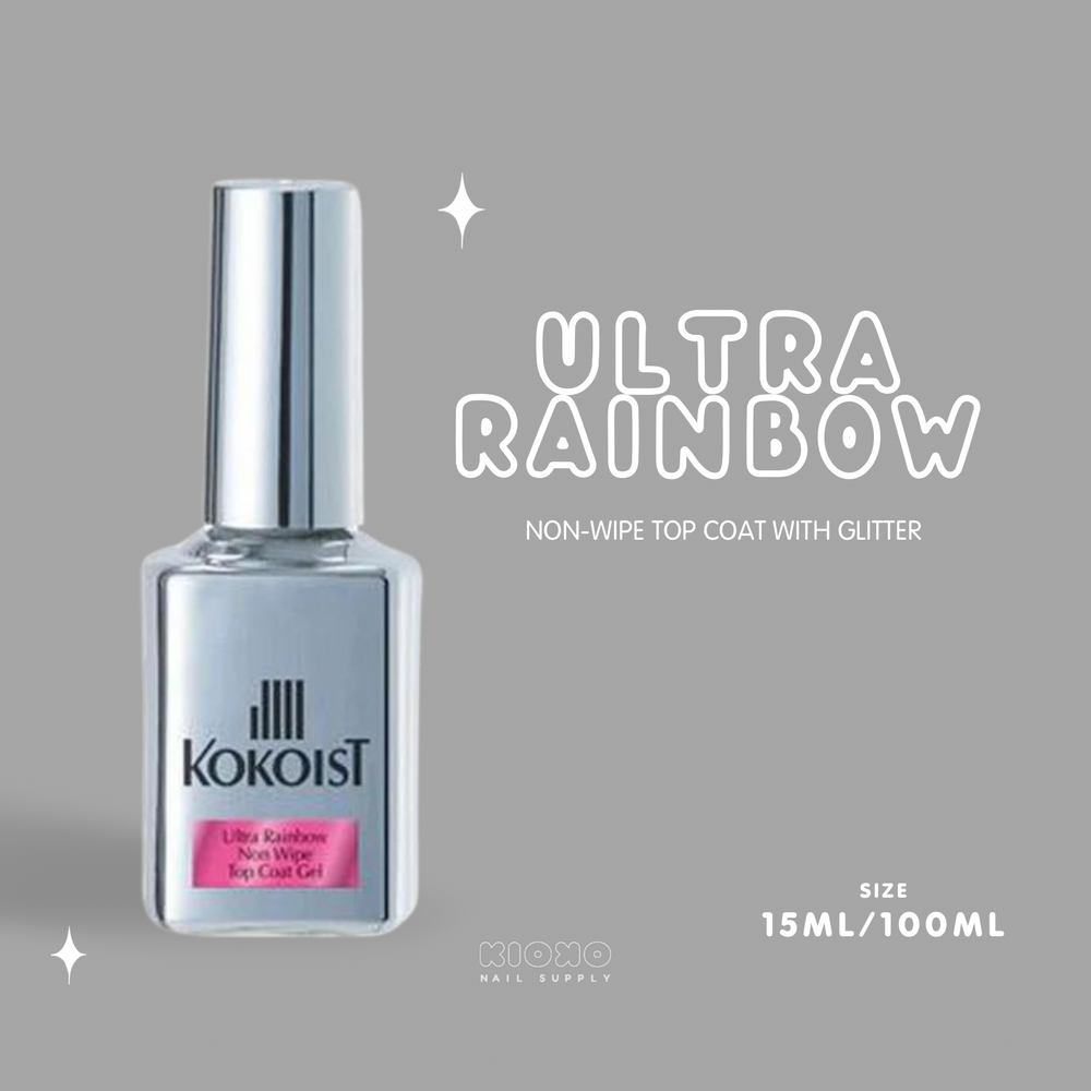 KOKOIST - Ultra Rainbow Top Coat (Non-Wipe) – KIOKO NAIL SUPPLY