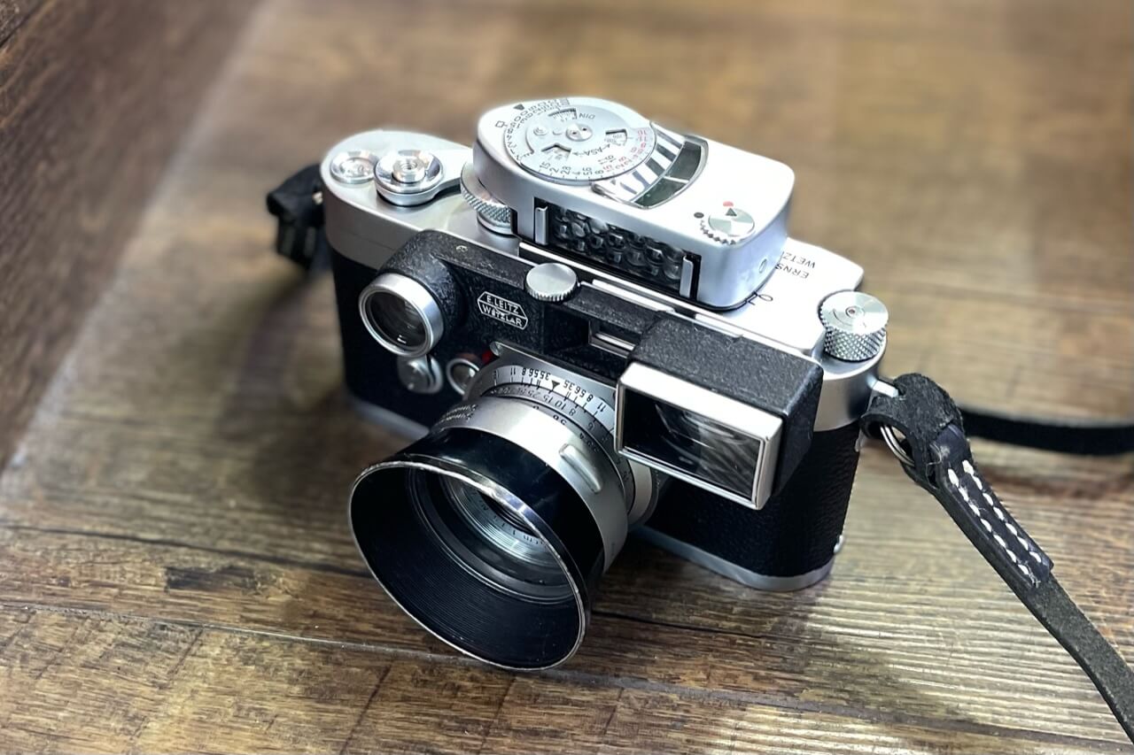 ライカメーターをのせて、ひとまず僕のライカM3の気分転換は完成をみた