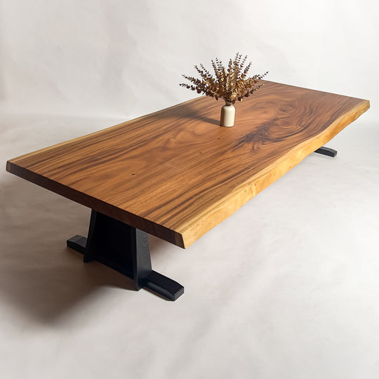 モンキーポッド一枚板ローテーブル｜鬼童銘木（KIDOMEIMOKU） – 【公式