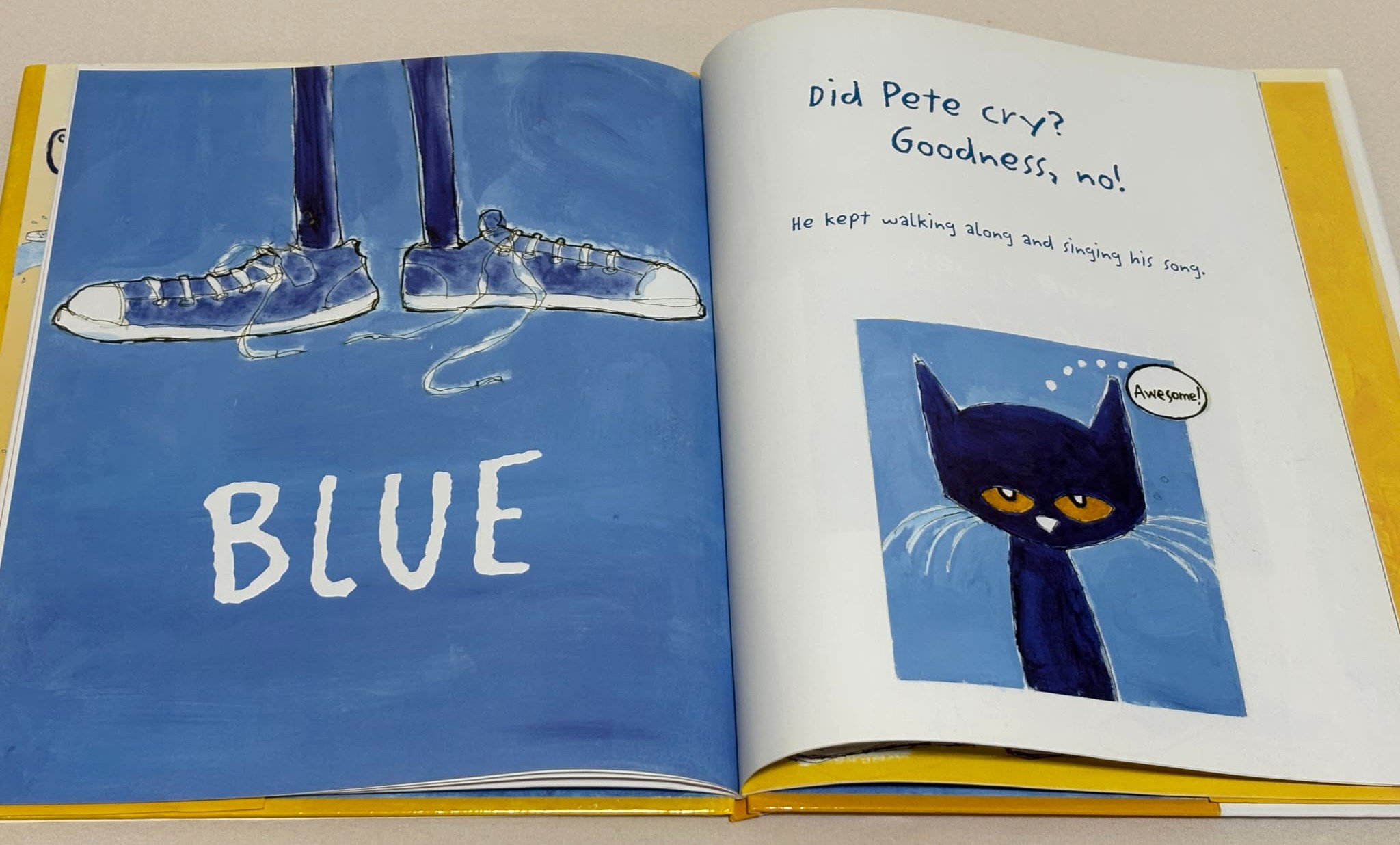 英語絵本】Pete the Cat: I Love My White Shoes（Eric Litwin／ハード