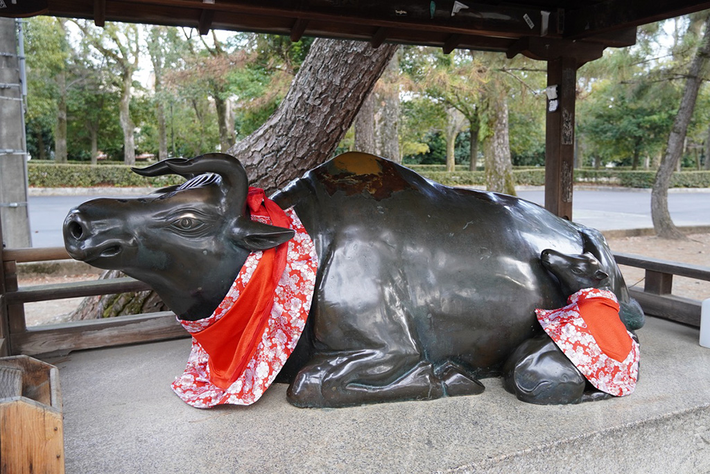 取材レポ】北野天満宮で子どもの学業成就や合格祈願を！撫牛の由来や