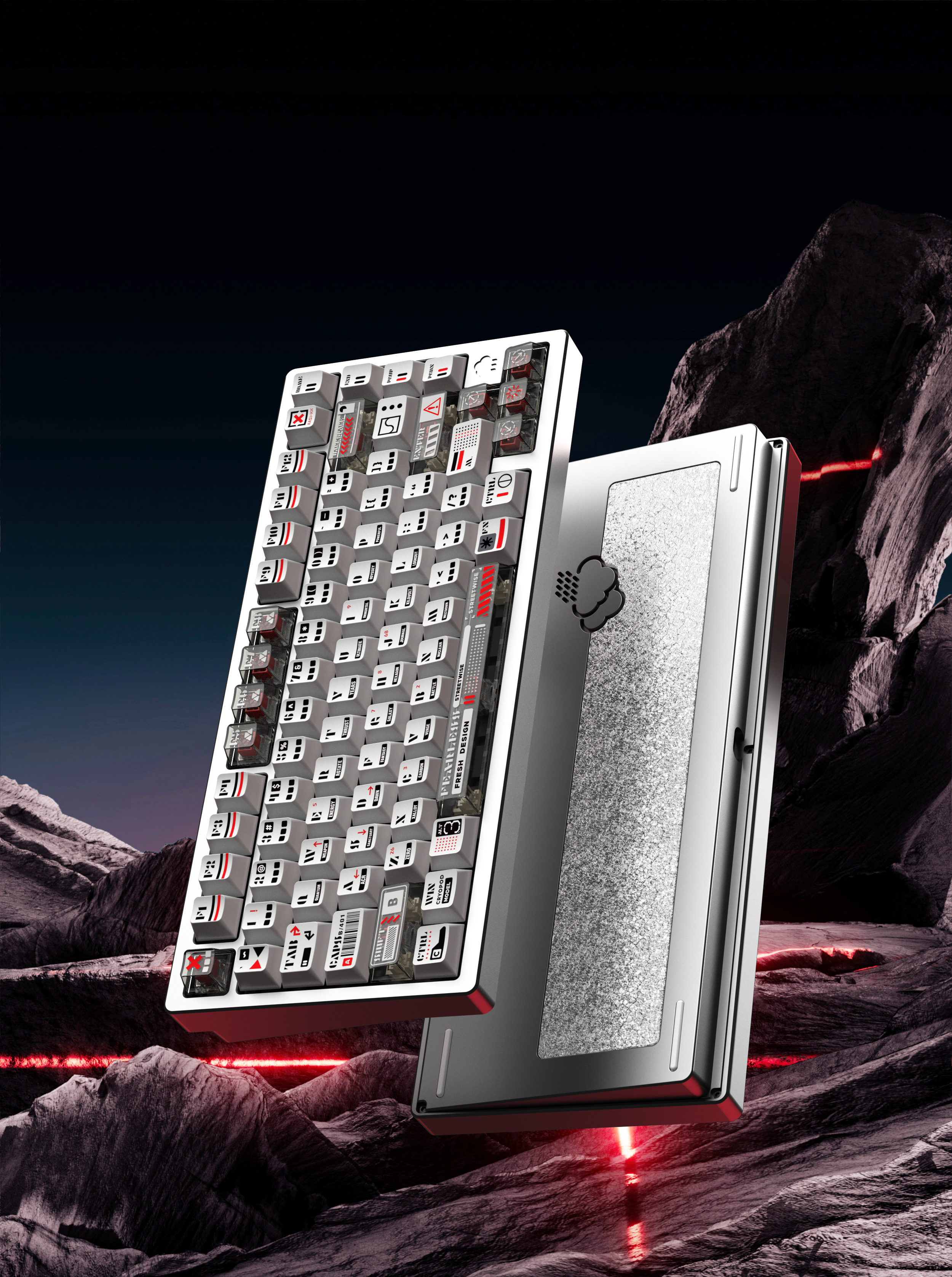 WOBKEY Rainy 75 RT(TTC KOM RGB Switch)【ゲーミングキーボード】