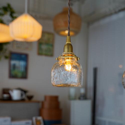 安土草多 ペンダントライト 照明 吹きガラス つりがね – タノシム