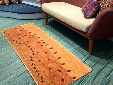 遊牧民の絨毯 】Zollanvari ゾランヴァリ ギャッベ 177×58㎝ (No.05108