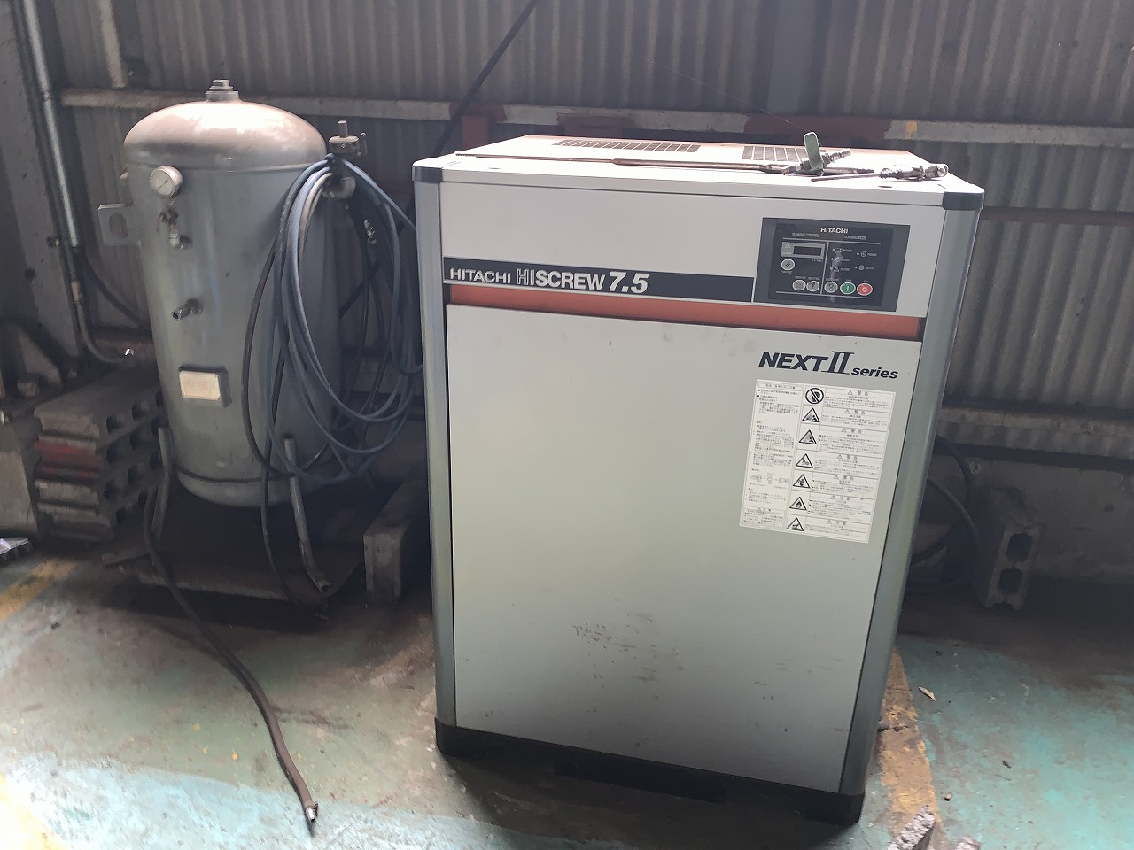 Kisetsu.jp 日立産機製 スクリューコンプレッサー（OSP-7.5M6ARN2