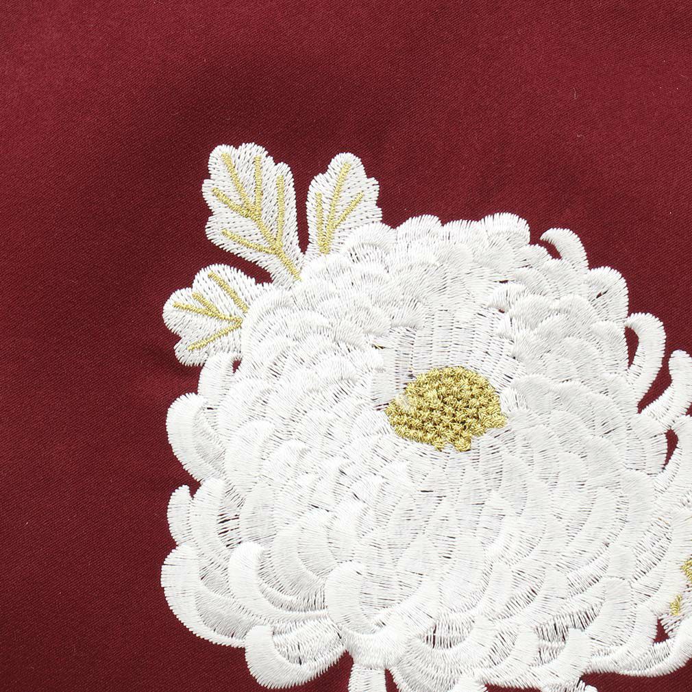 草履バックセット 成人式 振袖 花 菊 スエード調 フリーサイズ Lサイズ