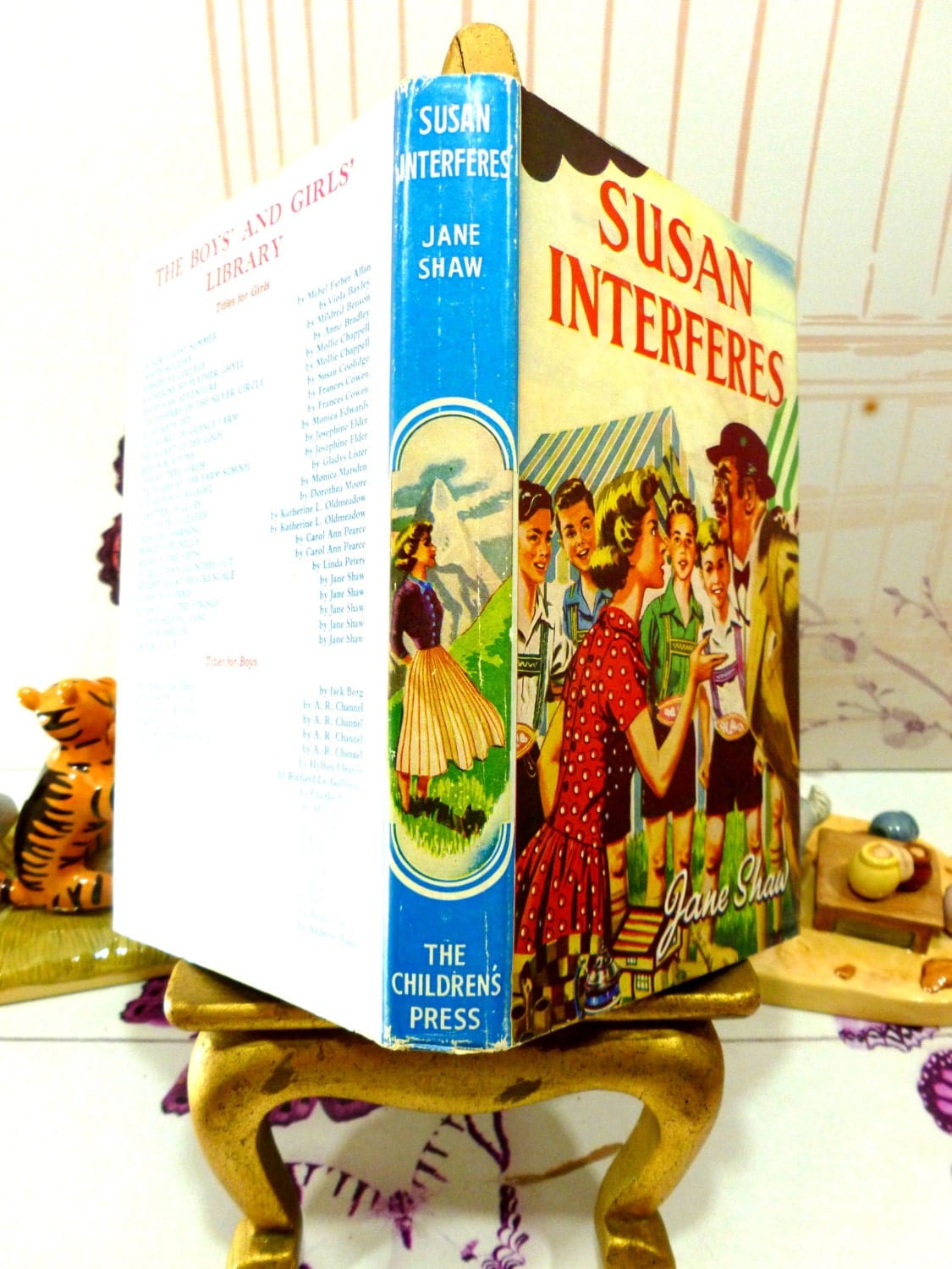 Susan Interferes by Jane Shaw Vintage Children's Book originally