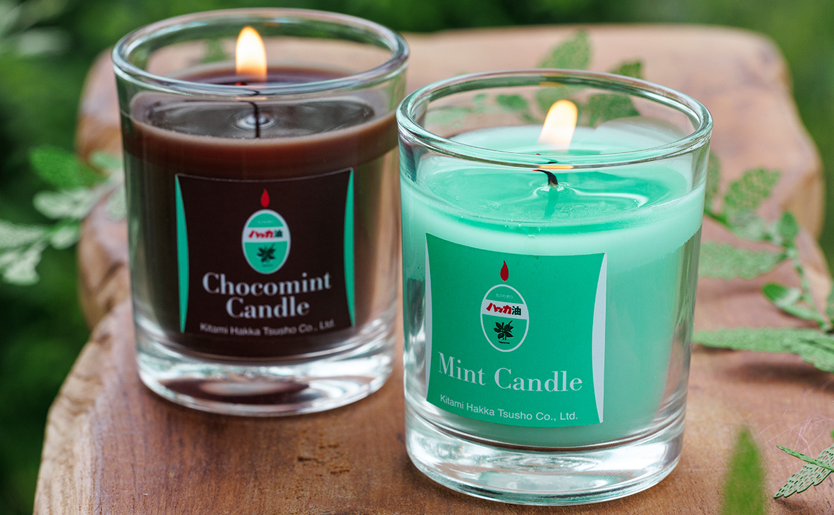 製品紹介 - ミントキャンドル | 北見ハッカ通商 公式オンラインショップ