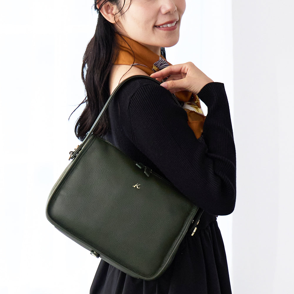 2WAY牛革セミショルダーバッグ P-1102 – バッグのキタムラK2公式サイト