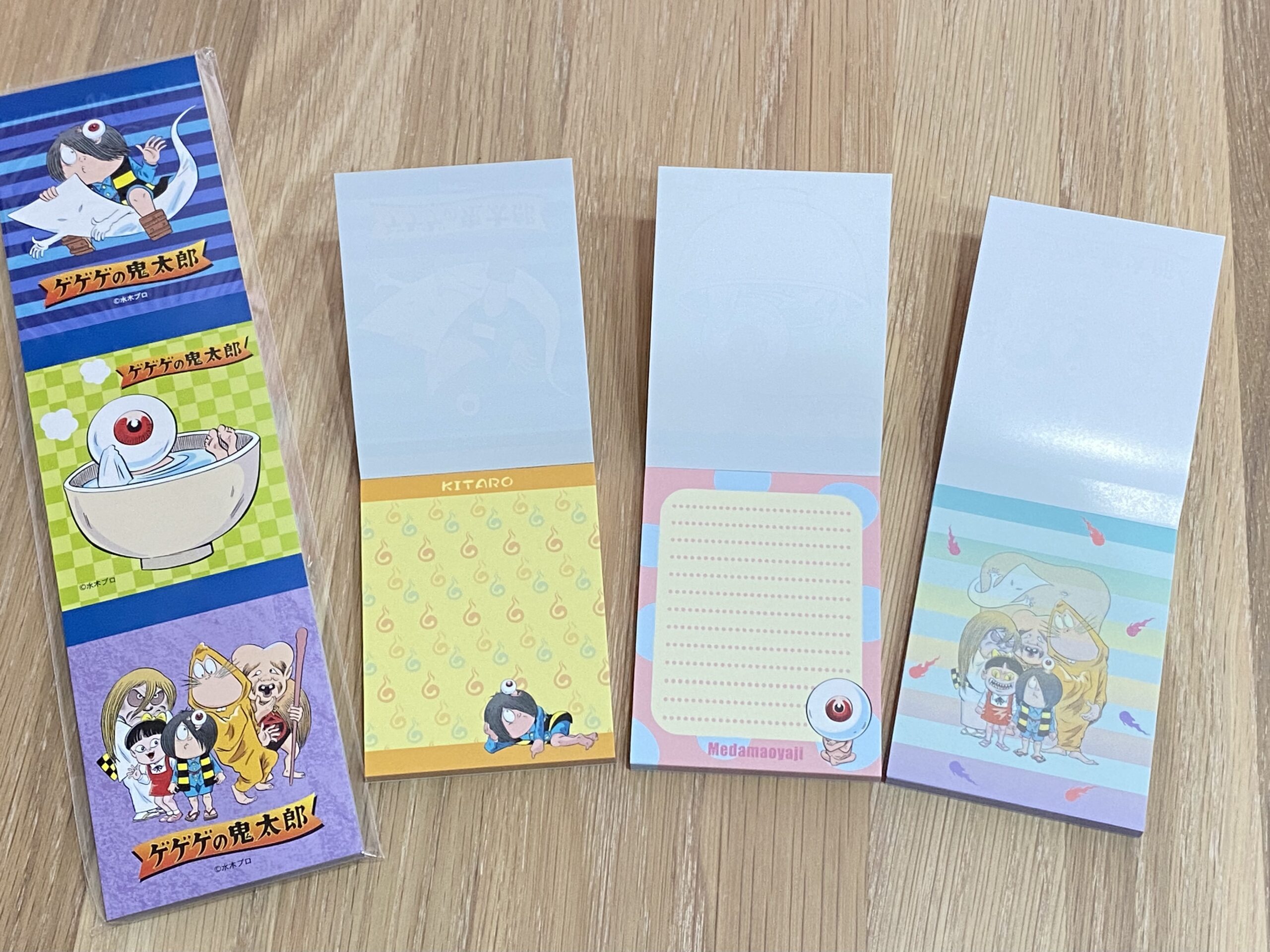 メモ帳3Pセット【ゲゲゲの鬼太郎】 | わたなべEC｜オンラインショップ