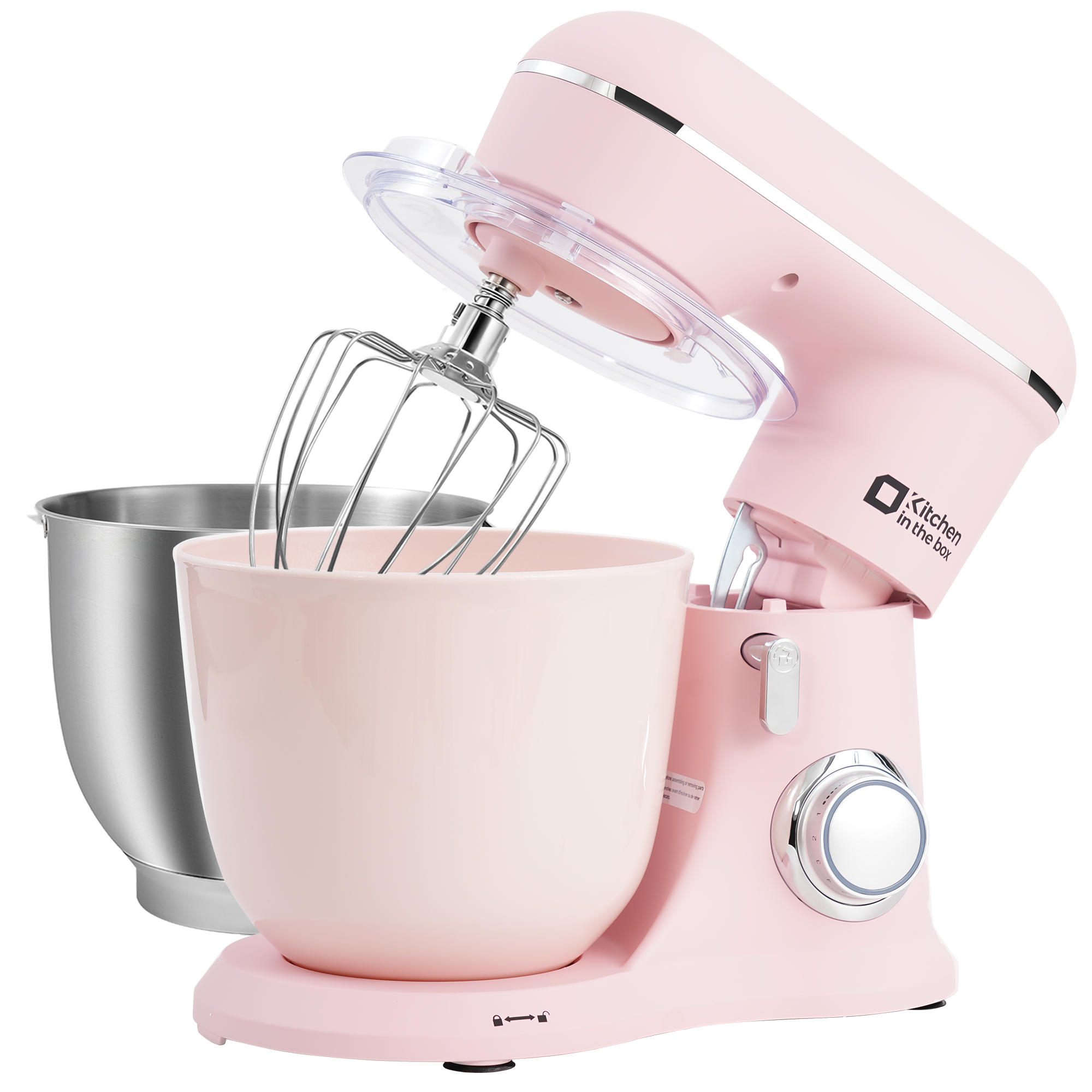 Tilt-Head Stand Mixer Food Grinder | 10 Speeds, Dual Nesting Bowls