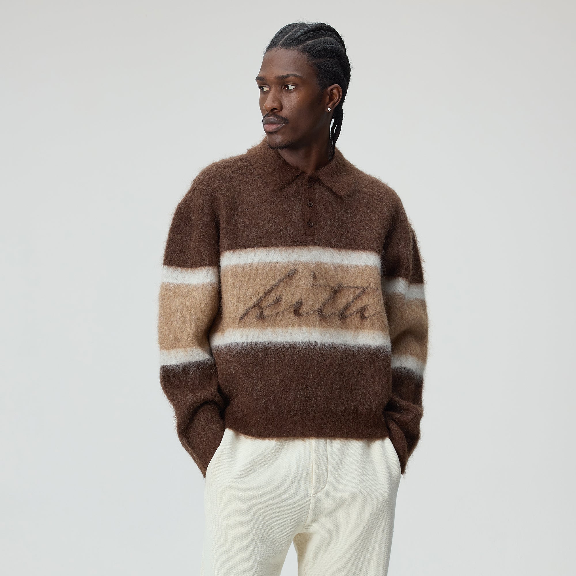 Kith Mohair Harmon Rugby Polo - Element