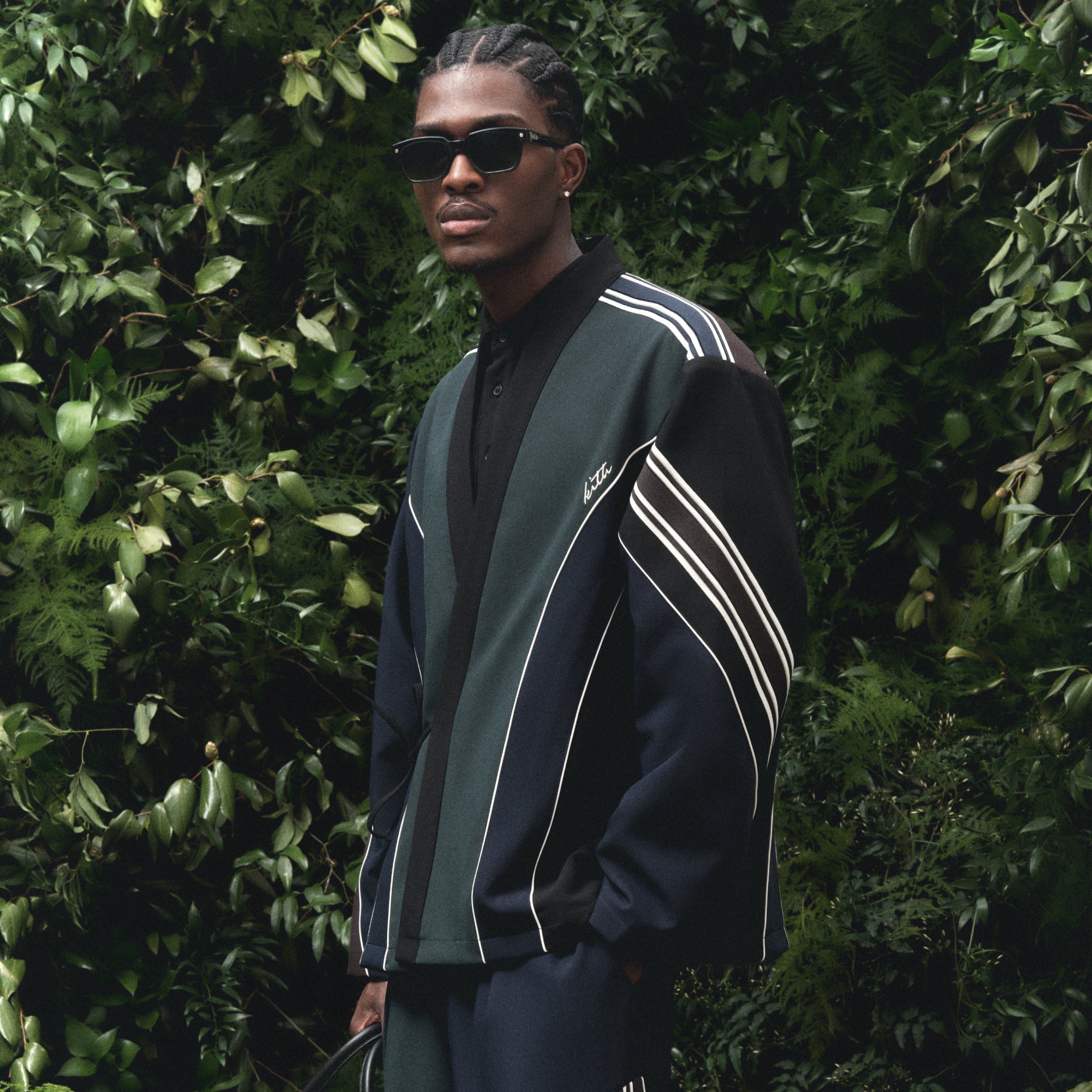 Kith for Columbia Reflective Funnel Neck Quarter Zip - Nocturnal