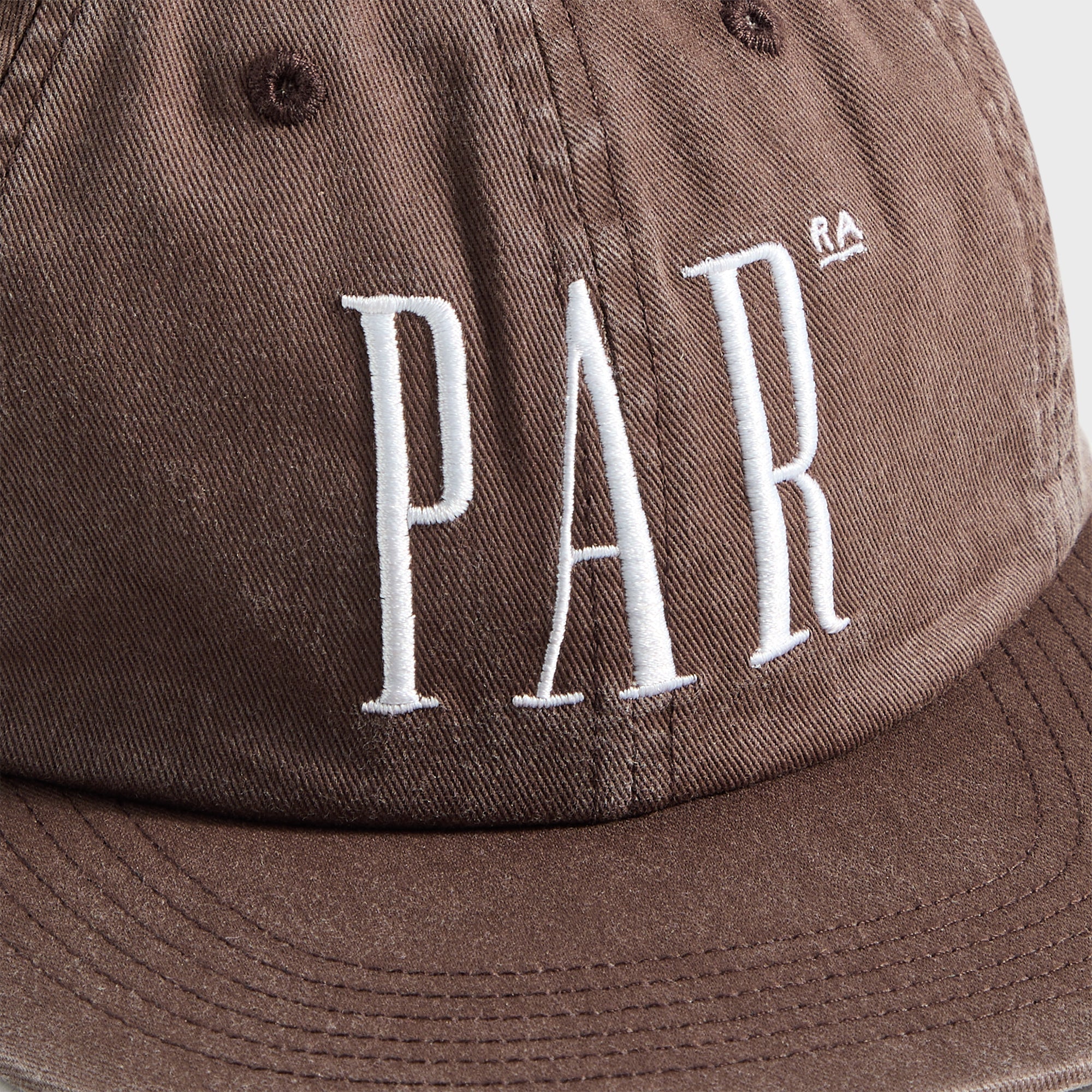by Parra Store Logo 6 Panel Cap - Brown – Kith
