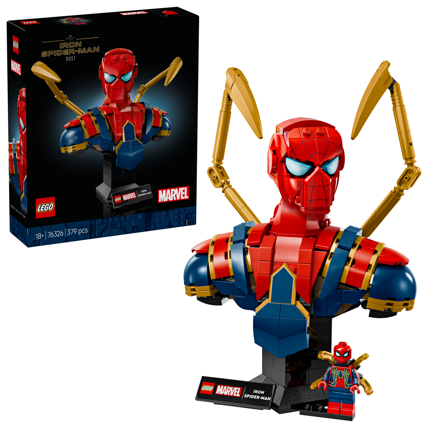 LEGO® Super Heroes 76326 アイアン・スパイダーマン バスト | KITSTORE.cz