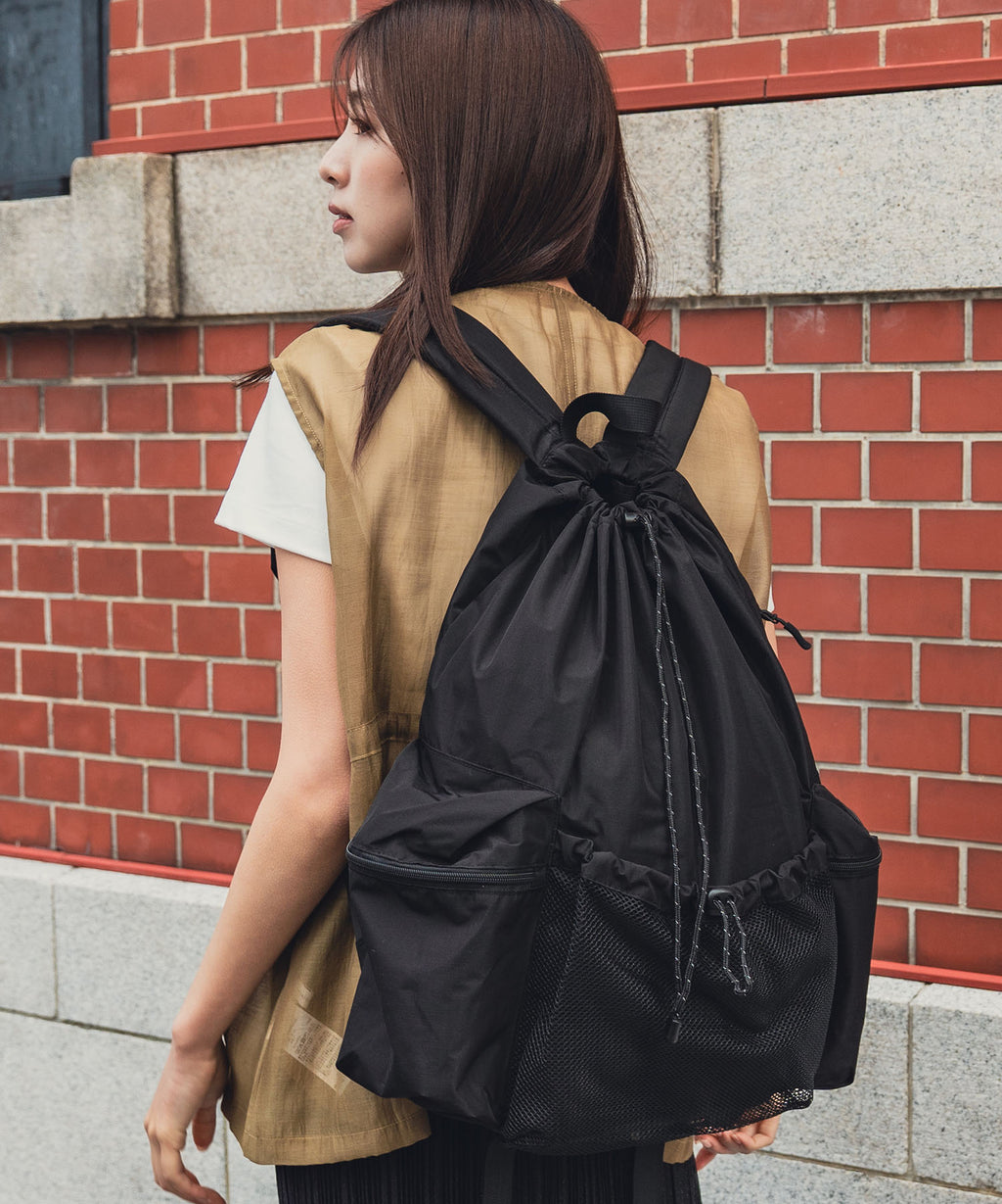 パッカブルドローストリングバックパック k365 – KiU公式オンライン