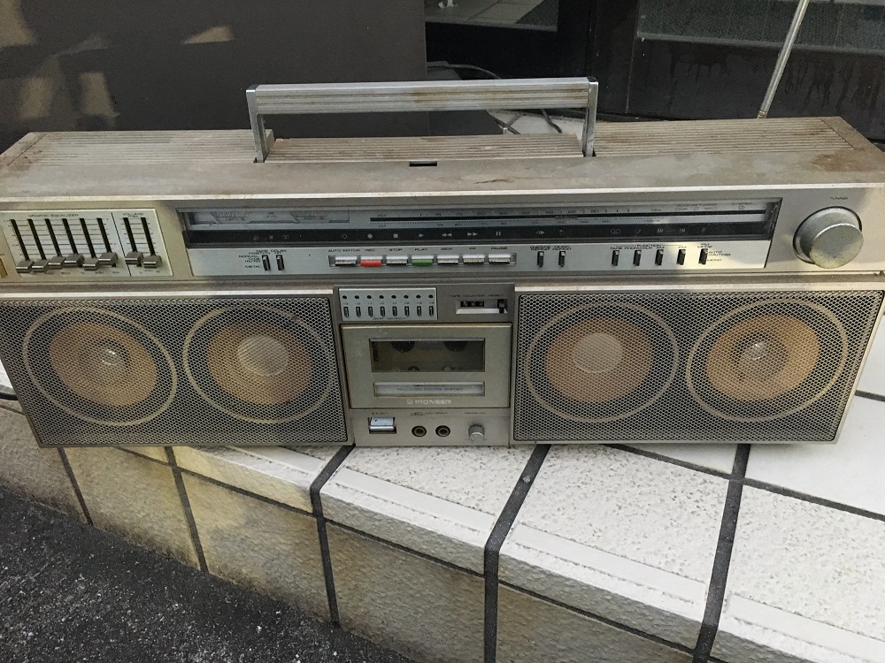 遺品整理のお客様からパイオニア製ラジカセPIONEER SK-900を出張買取