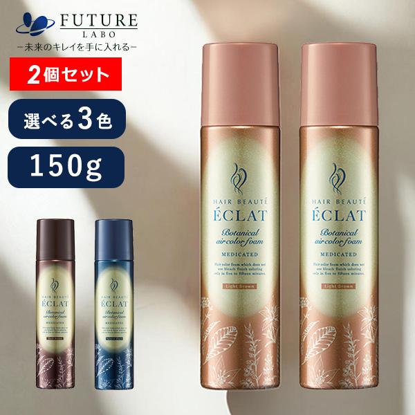 ÉCLAT Botanical air color foam 150g2本 ヘアボーテ エクラ