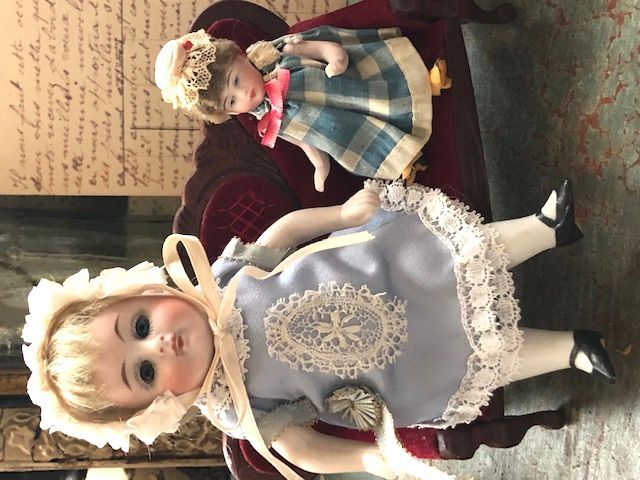 ジャーマンアンティークビスクドール ケストナー208ミニョネットの
