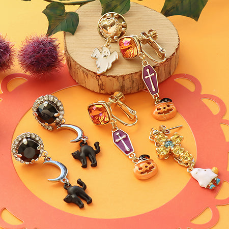 チャーム ハロウィンカボチャ No.2 オレンジ/G – 貴和製作所