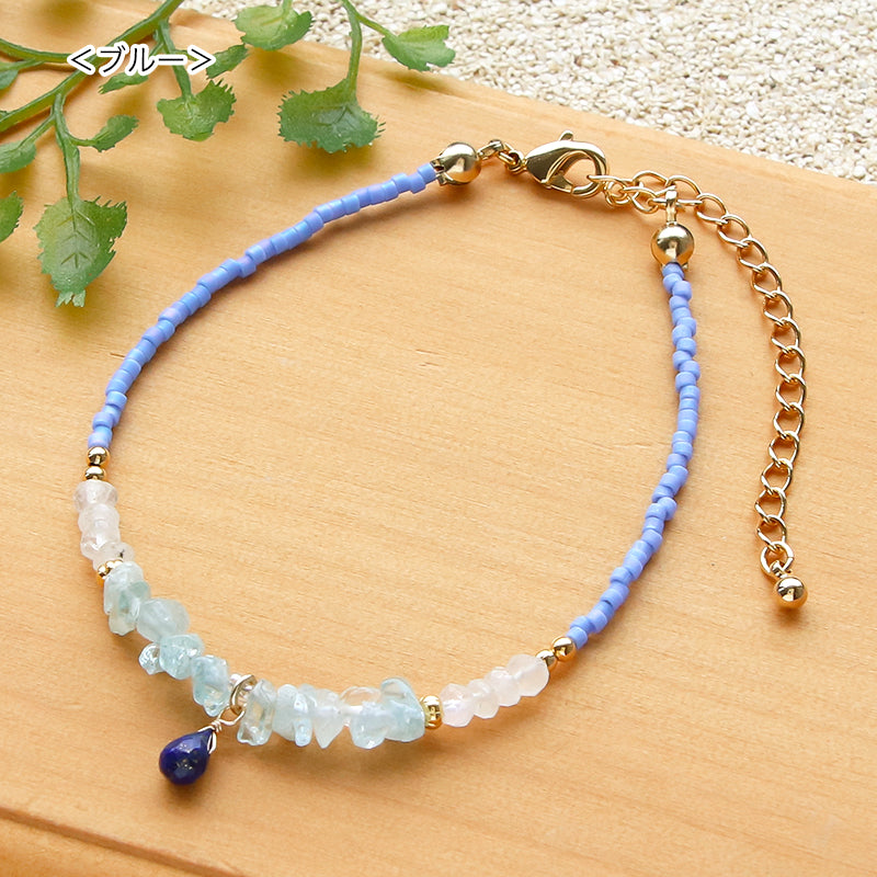 キット 天然石のポップカラーブレスレット(KR1159) – 貴和製作所