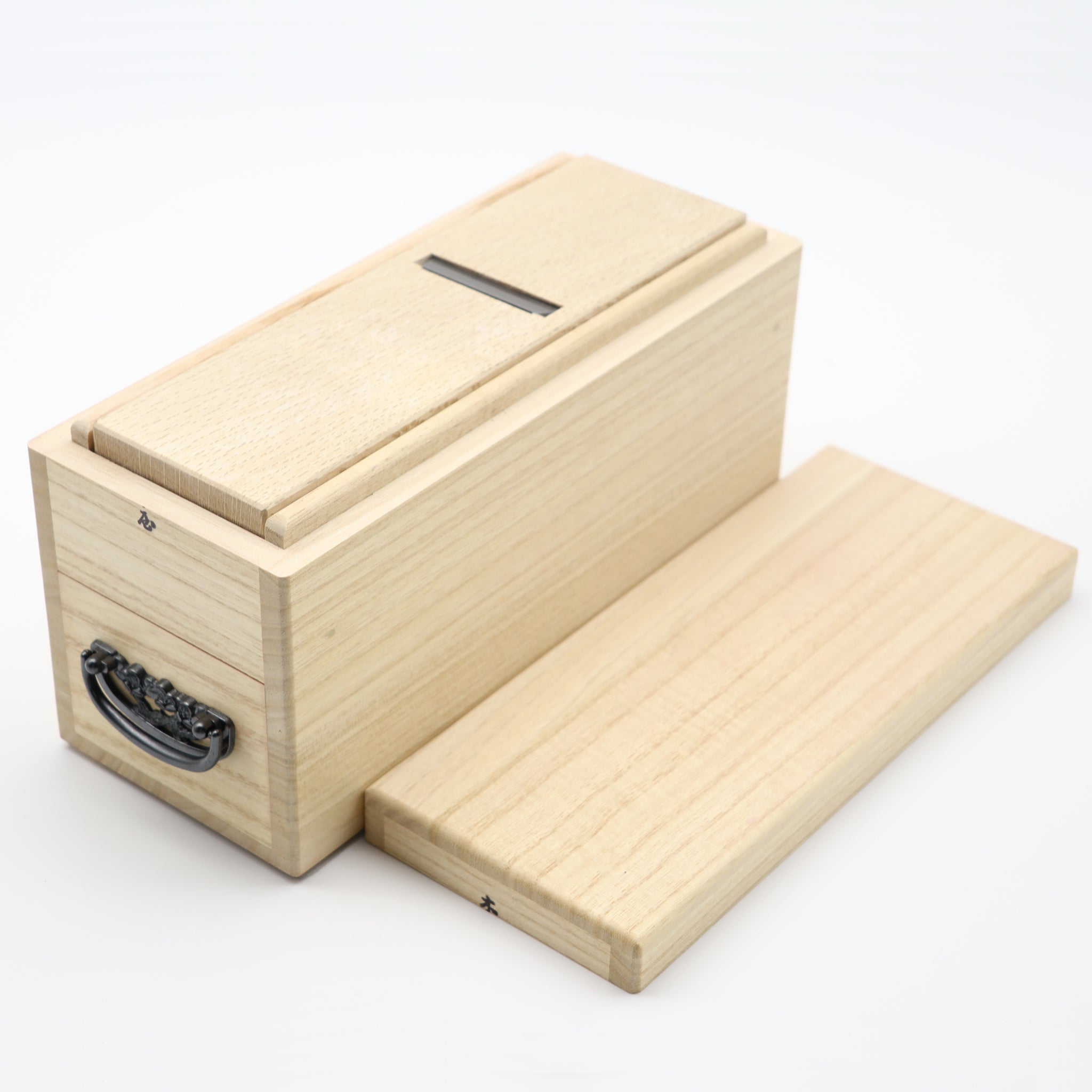 天然木製(桐材)円筒形採集道具 桐 丸洞 みつばち捕獲兼用飼育箱