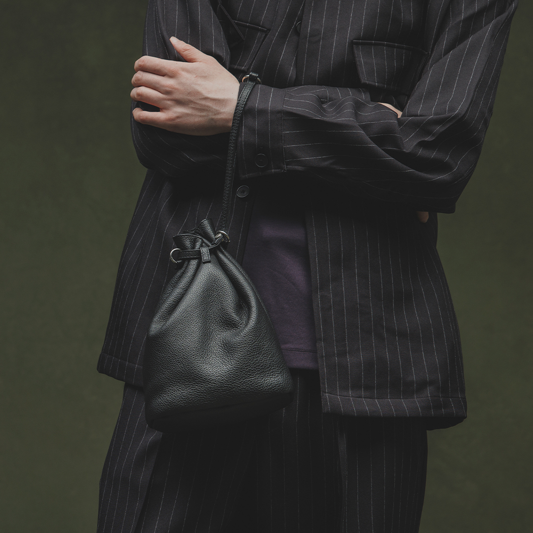 ソフトシュリンクレザー 巾着ポーチ | TC-DP | エルゴポック公式