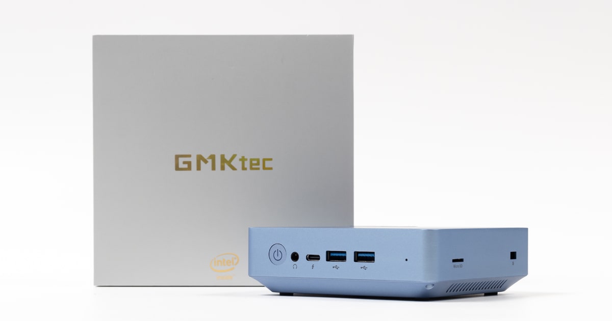 GMKtec NucBox10レビュー：Ryzen 7 5800U+16GB搭載の激安ミニPC