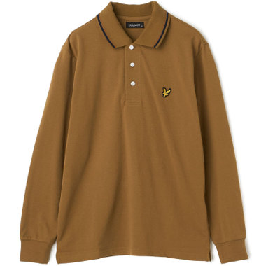 LYLE&SCOTT】【長袖】ポロシャツ/ブラウン（2432-7634-15_S