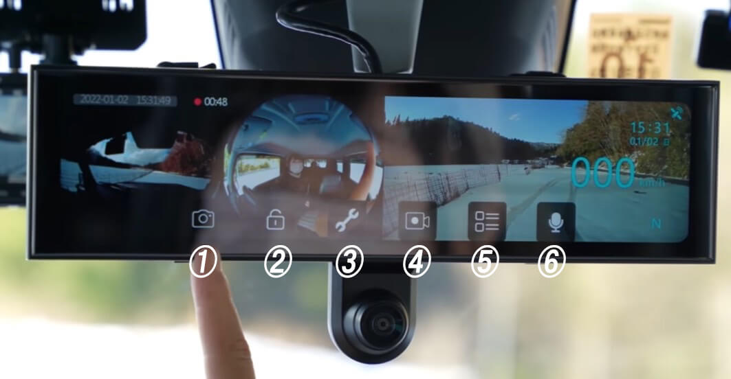 世界初！720度ミラー型ドラレコを開封＆装着レビュー！AKEEYO【AKY