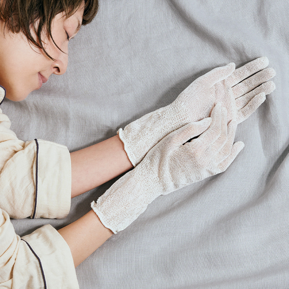 上州絹屋｜セリシンナイトグローブ | KONCENT Web shop｜アッシュ