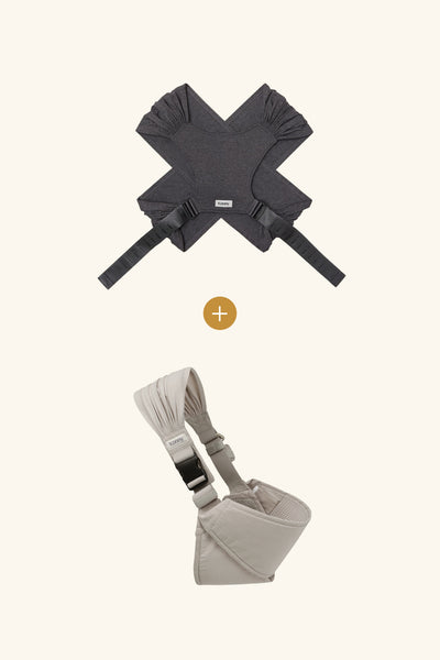 SET] コニー抱っこ紐FLEX SoftBreeze™& 安心ヒップシート – コニー | Konny