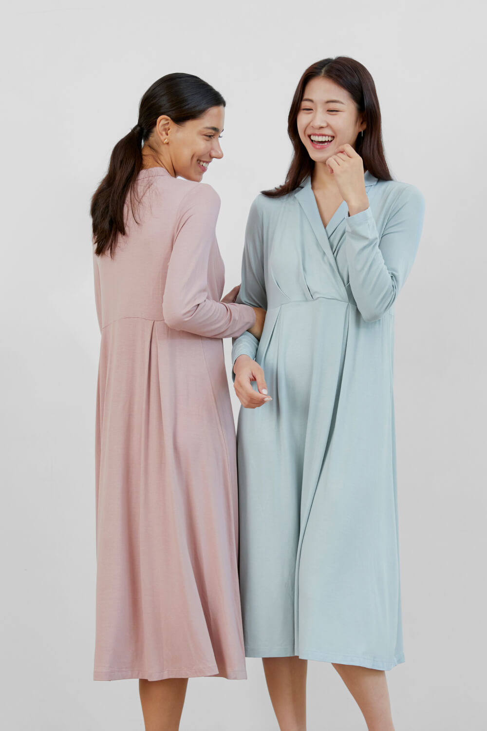 SUPERFINE モダールカラーラップワンピース | Konny – コニー | Konny