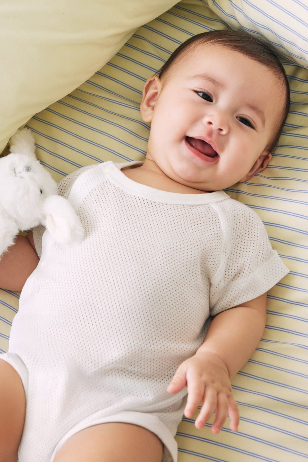 Newborn コットンメッシュボディスーツ | Konny（コニー）育児用品