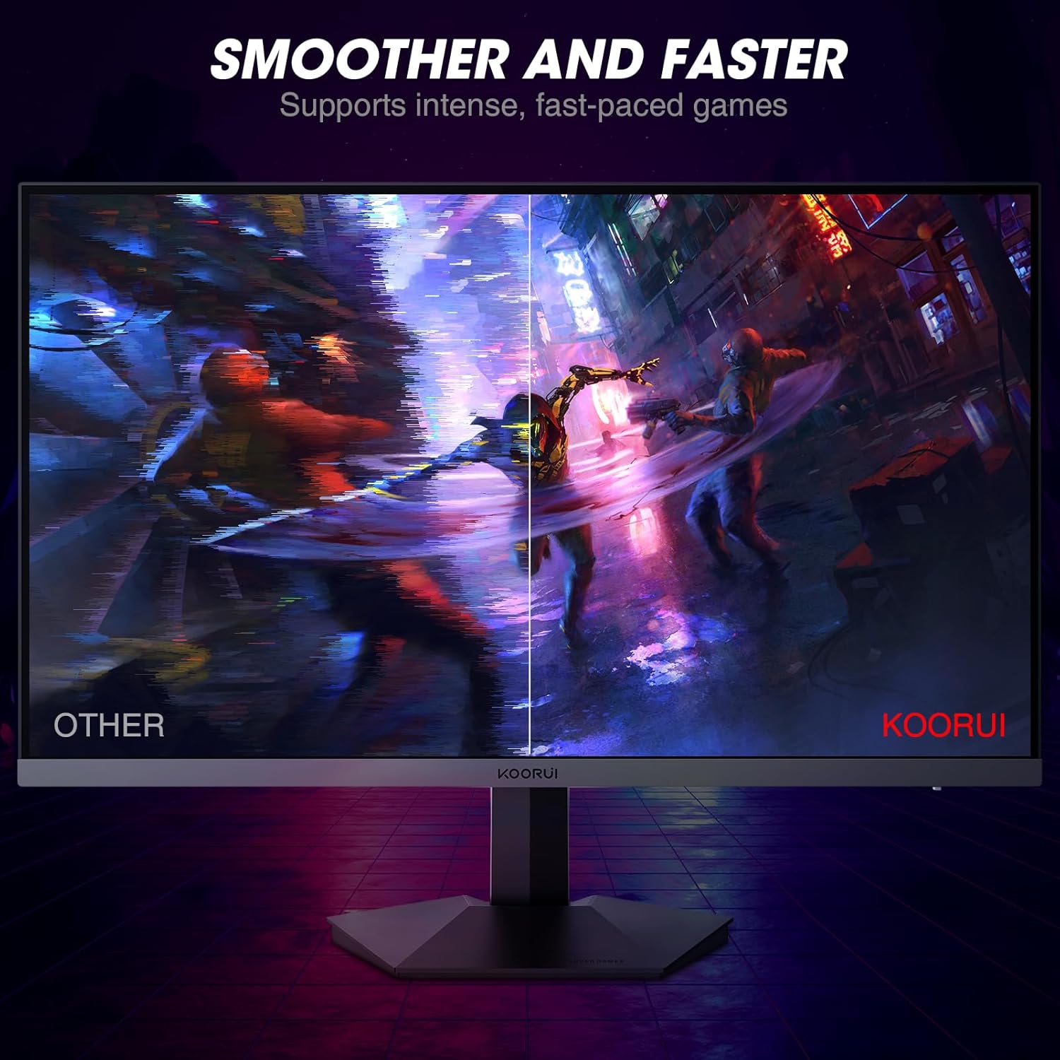 Koorui 24 Inch FHD 165Hz IPS Gaming Monitor with Adaptive Sync