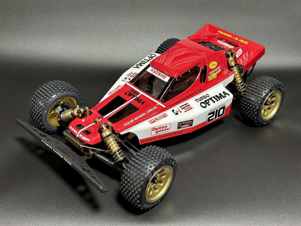 復刻版ターボオプティマ（京商）レビュー！ボディを色違いで2個作る