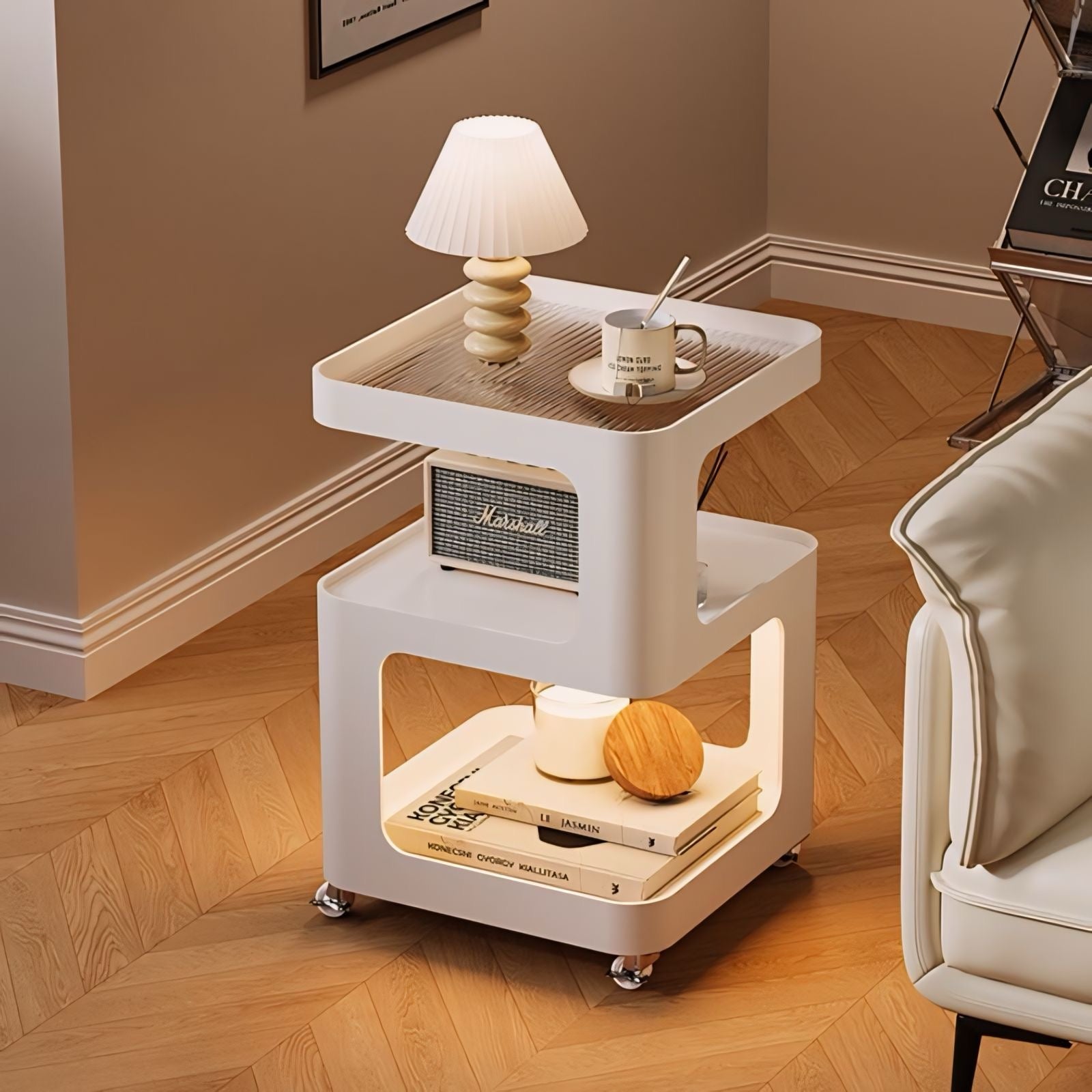 可動式スクエアサイド収納テーブル – kocol