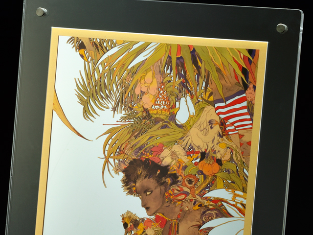 Yoshitaka Amano Art mirror “ HIKARIKIRIE series” 「天野喜孝 アート