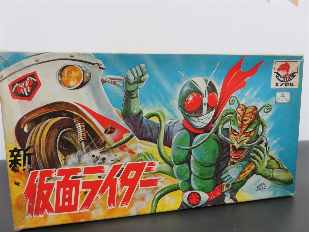 未使用 エンゼル 仮面ライダー ブリキ - 昔のおもちゃ買取専門店