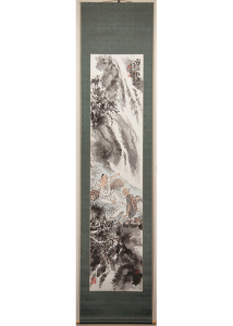 橋本関雪 春渓漁夫図 | 古美術瀬戸