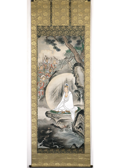 狩野芳崖 白衣観音之図 | 古美術瀬戸