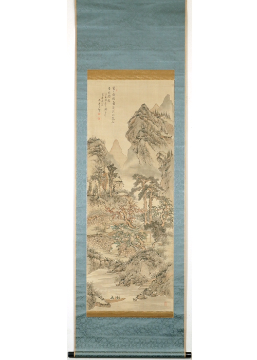 木下逸雲 秋景山水図 | 古美術瀬戸