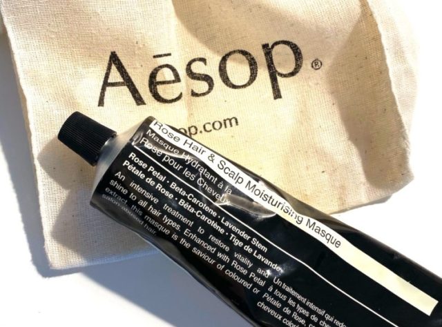 イソップのヘアトリートメント「スカルプ モイスチャーマスク」は自然