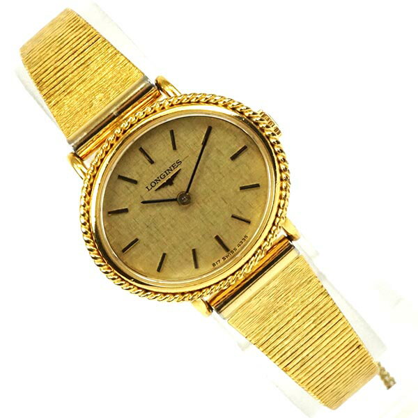 LONGINES ロンジン 手巻 レディースウォッチ ゴールドカラー
