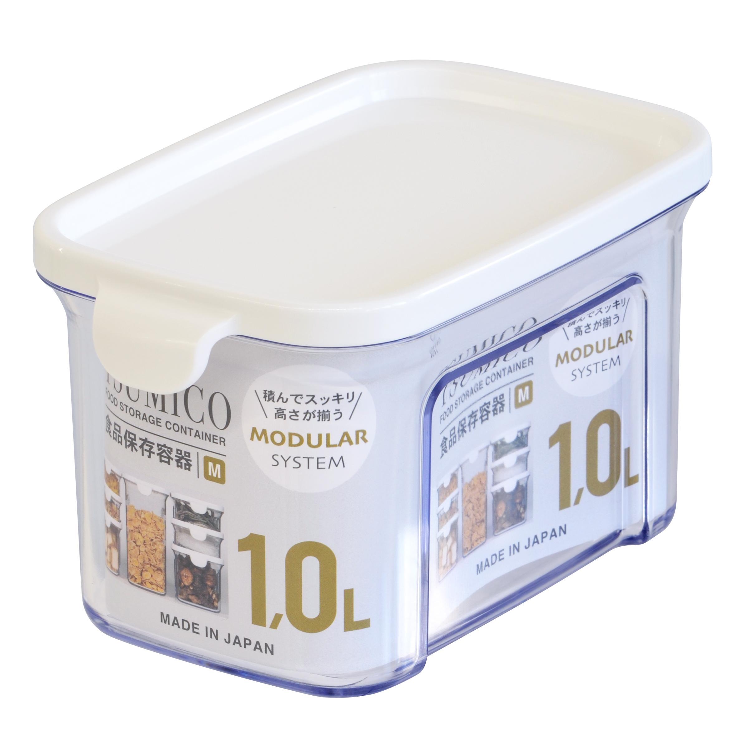 TSUMICO食品保存容器 M（ホワイト） | 商品情報 | KOKUBO 小久保工業所
