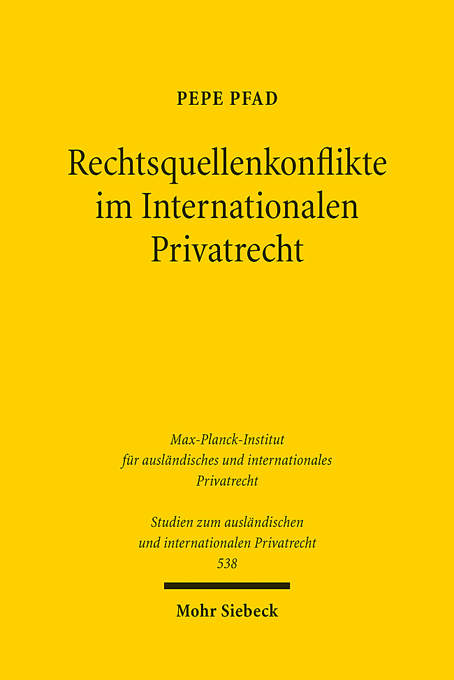 Rechtsquellenkonflikte im Internationalen Privatrecht - DH国際書房