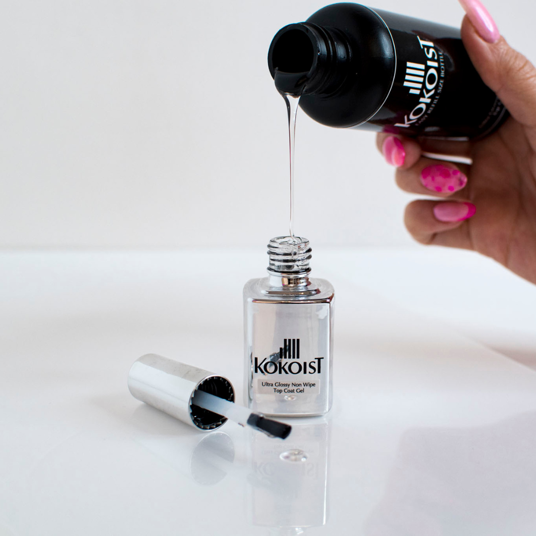 Ultra Glossy Non Wipe Top Coat Gel 100g – KOKOIST USA
