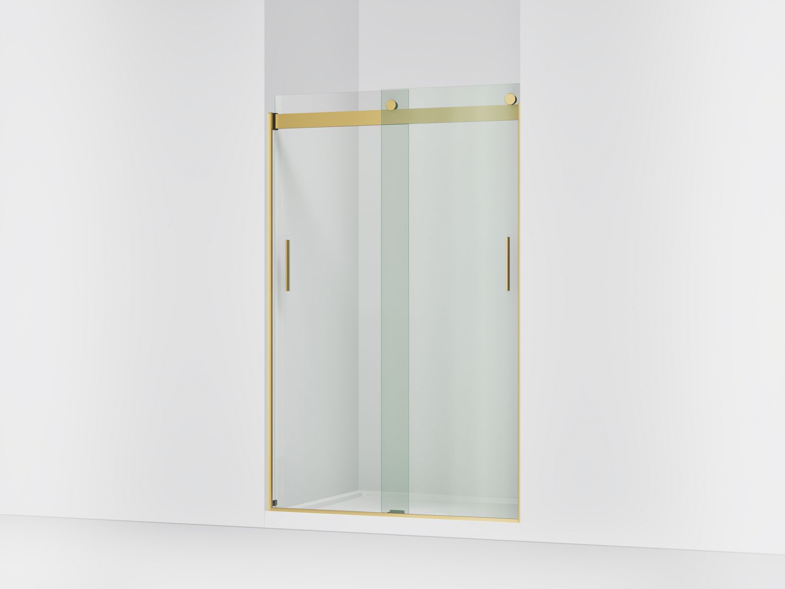 Levity Frameless Sliding Shower Door | K-706008-L | KOHLER